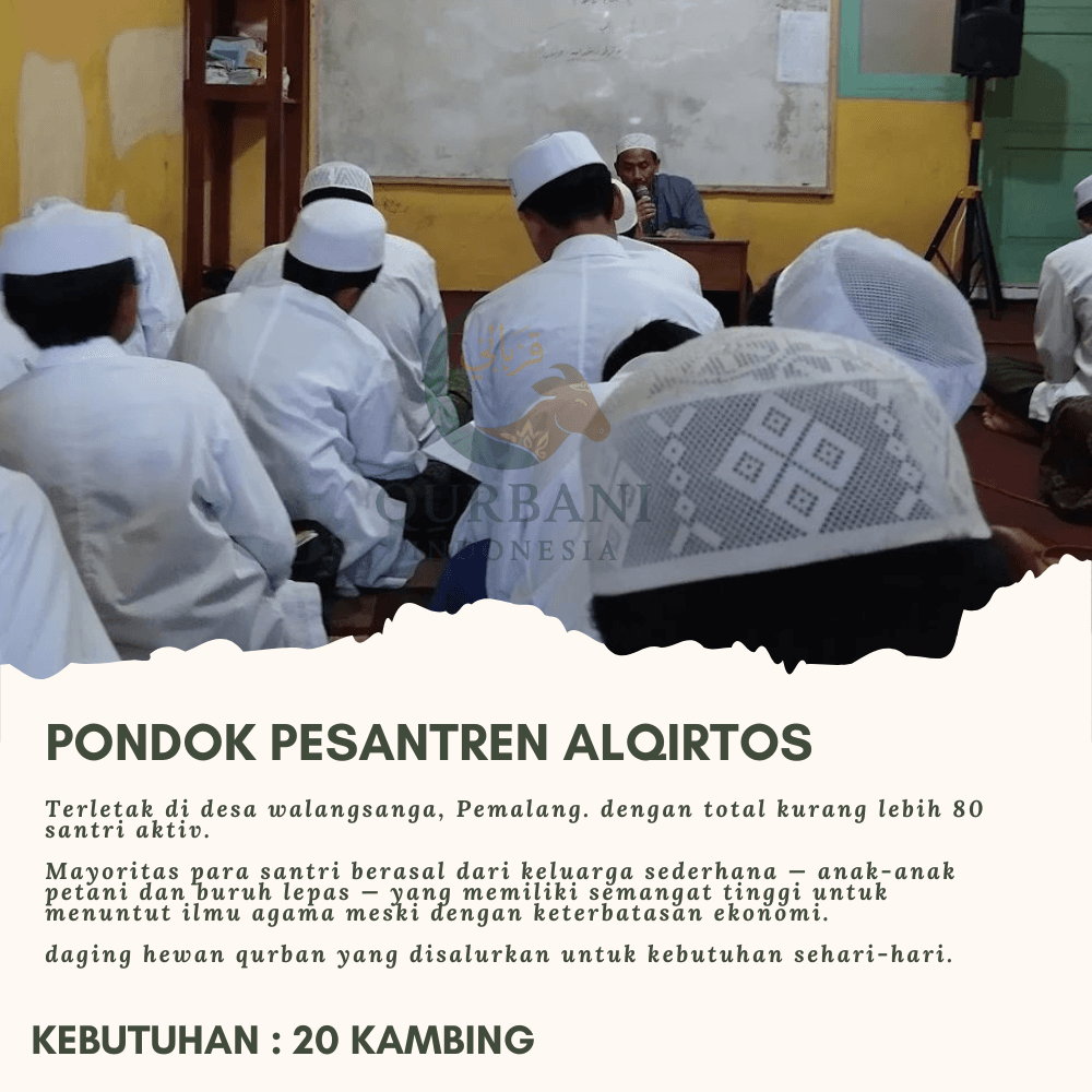 Qurban di Pondok Pesantren Duafa